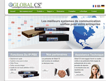 Tablet Screenshot of globalcs-canada.com